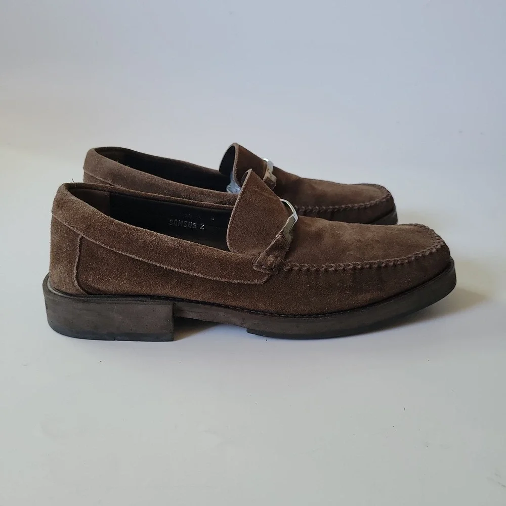 Bruno Magli features leather